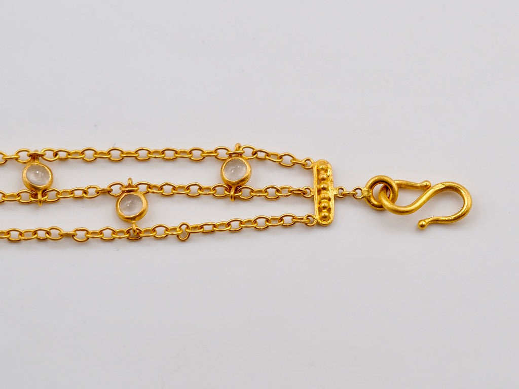 22K Gold Bracelet For Baby - 235-GBR2968 in 4.300 Grams